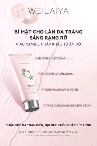 Serum dưỡng thể trắng da tinh chất hoa trà Weilaiya 200ml