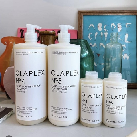 Bộ đôi dầu gội OLAPLEX No.4 và dầu xả OLAPLEX No.5