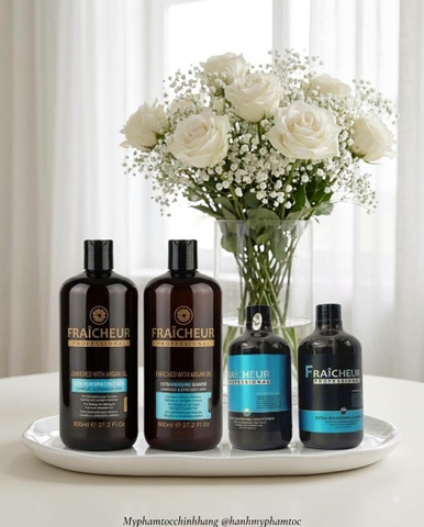 Bộ Dầu Gội Xả Dưỡng Ẩm Sâu Fraicheur Extra Nourishing Shampoo & Conditioner 500ml - 800ml