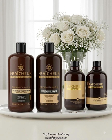 Bộ Dầu Gội Xả Dưỡng Ẩm Phục Hồi Fraicheur Instant Moisture 500ml - 800ml