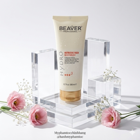 Kem dưỡng tóc không xả BEAVER Hydro Nutritive dưỡng ẩm chuyên sâu BEAVER Hydro Nutritive Rich Moisturize Leave-in Cream) 200ml