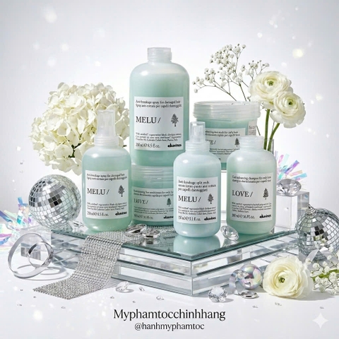 Dầu gội- Dầu xả Davines MELU giảm đứt gãy chẻ ngọn, dưỡng tóc chắc khoẻ 250ml