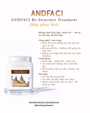 Hấp Phục Hồi Siêu Phân Tử ANDFACI 600ml
