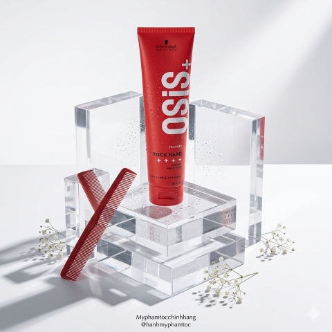 KEM TẠO NẾP TÓC NAM SIÊU CỨNG OSIS+4 ROCK HARD 150ML (vỏ mới)