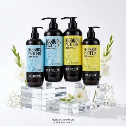 DẦU GỘI XẢ DƯỠNG ẨM PHỤC HỒI DELOFIL500ML -  800ML