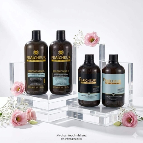 Bộ Dầu Gội Xả Dưỡng Ẩm Sâu Fraicheur Extra Nourishing Shampoo & Conditioner 500ml - 800ml