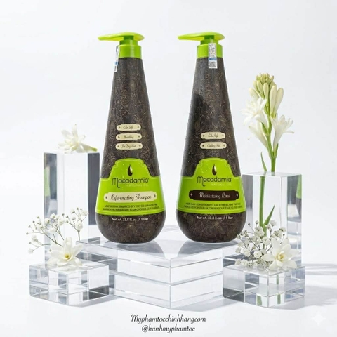 Bộ dầu gội xả trẻ hóa tóc Macadamia Natural Oil Rejuvenating Shampoo & Moisturizing Rinse