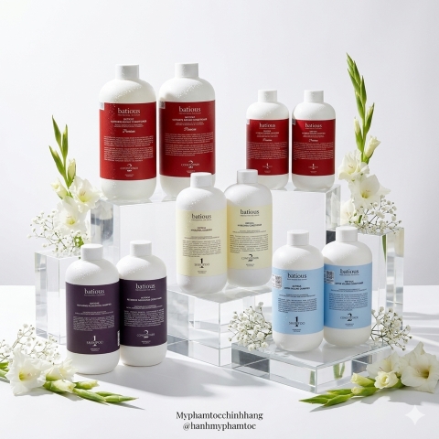Dầu gội xả Batious Professional 500ml 960ml