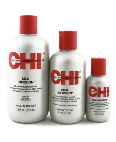 Tinh dầu dưỡng tóc CHI Infra Silk Infusion (CHI Infra Silk Infusion Leave-In Reconstructing Treatment)