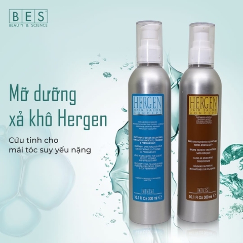 MỠ XẢ KHÔ BES HERGEN LEAVE-IN ENRICHING 300ml - 1500ML