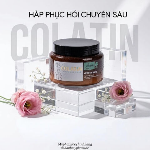 Kem Hấp Phục Hồi Tóc Colatin Collagen Keratin Mask 500ml