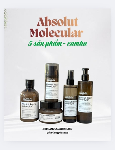 Bộ sản phẩm phục hồi chuyên sâu L'Oréal Professionnel Absolut Repair Molecular