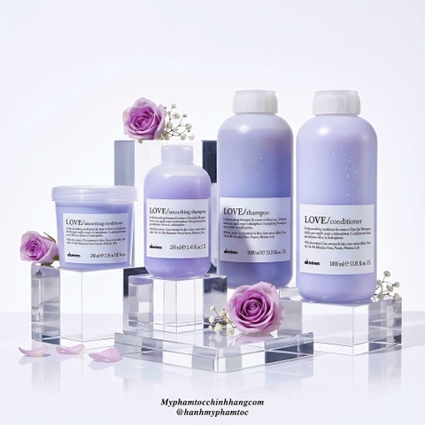 Dầu gội – dầu xả làm suôn mượt tóc Davines Essential Haircare LOVE Smoothing