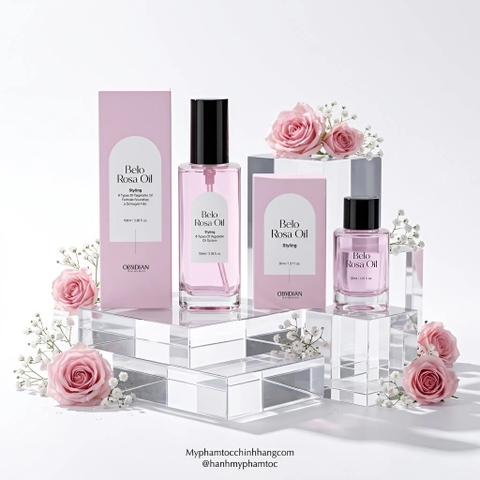 Tinh Dầu Dưỡng Tóc Hoa Hồng Bella Belo Rosa Oil Obsidian 30ml 100ml