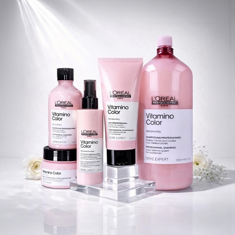 DẦU GỘI XẢ CHO TÓC NHUỘM L'OREAL VITAMINO COLOR 1500ML - 750ML - 500ML