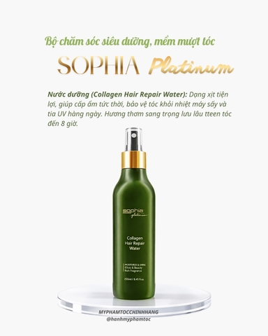 XỊT DƯỠNG PHỤC HỒI SOPHIA COLLAGEN HAIR MIST TREATMENT 250ML