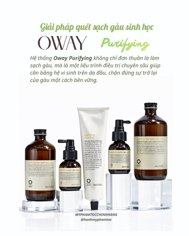 Dầu Gội Trị Gàu Cho Da Đầu Khô Oway Purifying Hair Bath for Dry Scalps