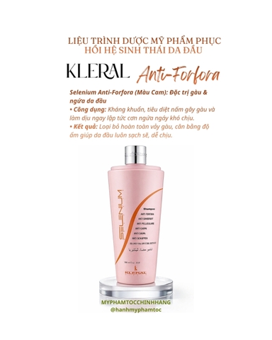 Dầu gội trị gàu KLERAL SYSTEM Anti-Dandruff Shampoo