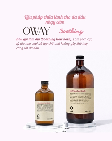 Dầu Gội Làm Dịu Da Đầu Oway Soothing Hair Bath 240ml/ 950ml