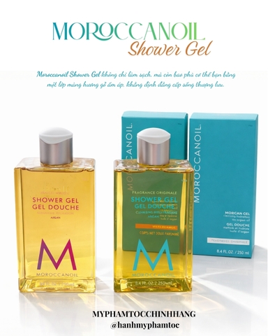 Gel tắm dưỡng ẩm Moroccanoil Shower Gel 250ml