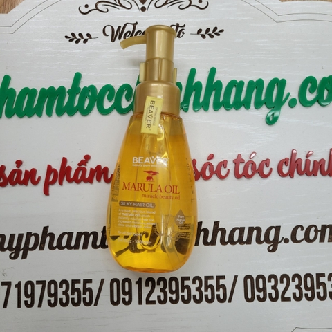 Tinh dầu BEAVER dưỡng tóc siêu mượt tinh chất Xoài Nam Phi (BEAVER Marula Oil Smooth & Shine Hair Serum) 100ml