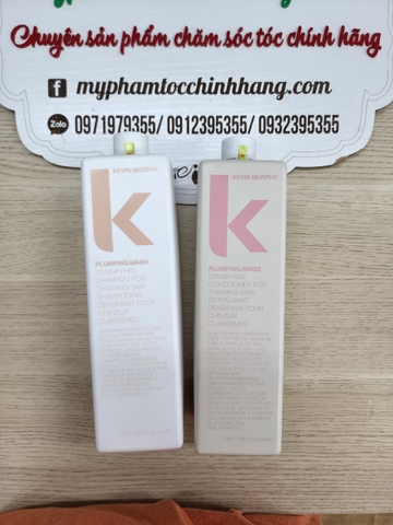 DẦU GỘI XẢ CHO KEVIN MURPHY CHO TÓC ÍT, MỎNG, RỤNG PLUMPING 1000ML