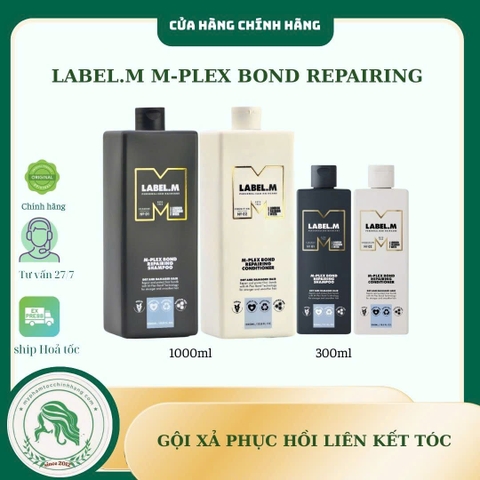 DẦU GỘI XẢ, MẶT NẠ TÓC LABEL.M M-PLEX BOND REPAIRING SIÊU PHUC HỒI 300ML, 1000ML