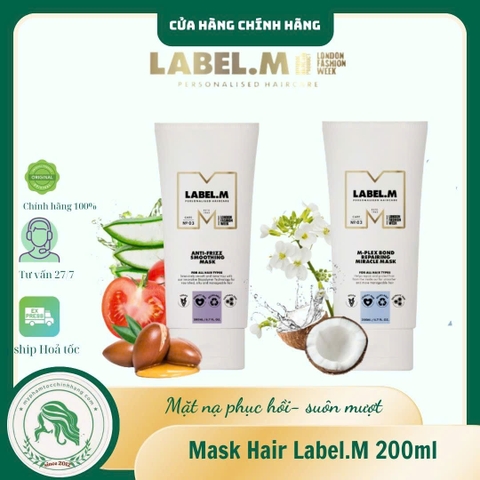 Mặt nạ phục hồi tóc chuyên sâu Label.m M-Plex Bond Repairing Miracle Mask 200ml