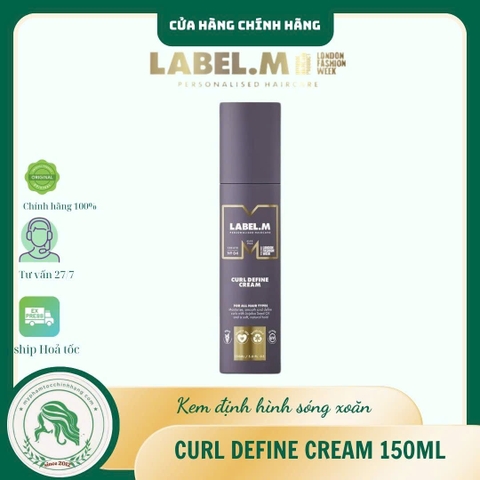 Kem định hình sóng xoăn Label.m Curl Define Cream 150ml