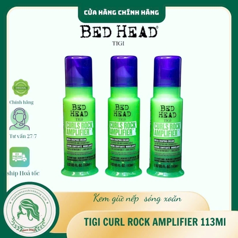 Kem Tạo Tách và Tăng Sóng TIGI Bed Head Curls Rock Amplifier  Curly Hair 150ml