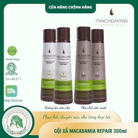 Dầu gội xả siêu mượt Macadamia Ultra Rich Moisture