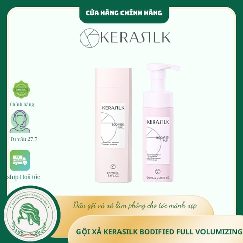 Dầu Gội và dầu xả Kerasilk Volumizing Tăng Phồng Tóc 250ml 150ml 750ml