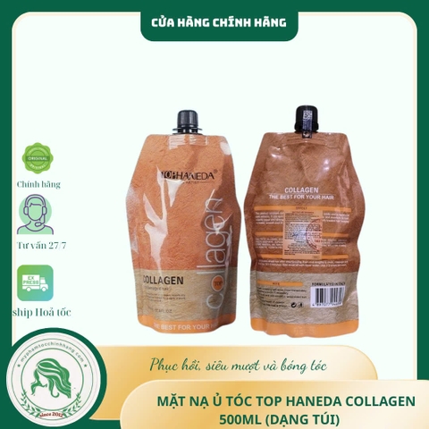 Hấp Tóc Top Haneda Collagen hũ hoặc túi 500ml
