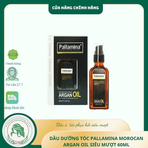 TINH DẦU DƯỠNG TÓC PALLAMINA COLLAGEN KERATIN 60ML