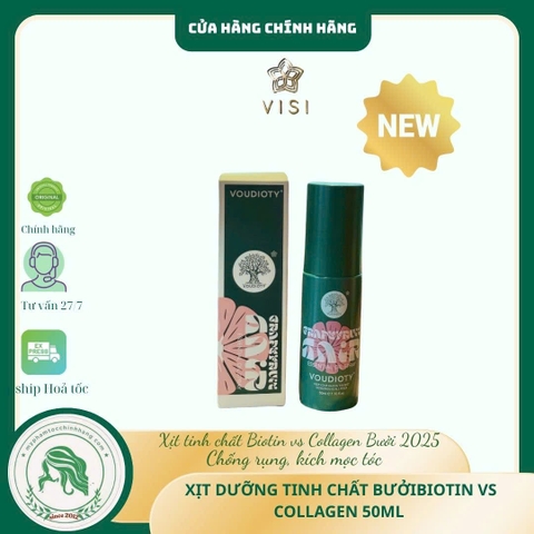 TINH DẦU BƯỞI CHỐNG RỤNG, KÍCH MỌC TÓC BIOTIN&COLLAGEN 50ML
