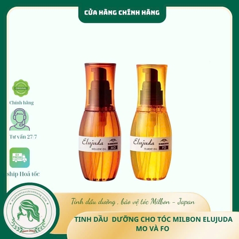 Tinh dầu dưỡng phục hồi tóc Milbon Elujuda Argan Oil (Milbon Elujuda MO / FO Hair Treatment Oil) 120ml