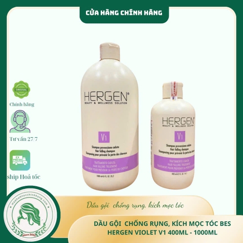 DẦU GỘI BES HERGEN CHỐNG RỤNG V1 400ML - 1000ML