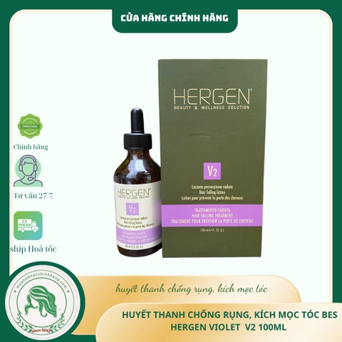 HUYẾT THANH CHỐNG RỤNG KÍCH THÍCH MỌC TÓC BES HERGEN V2 Anti-Hair Loss Lotion 100ML