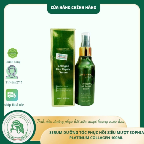 SOPHIA TINH DẦU PHỤC HỒI TÓC COLLAGEN HAIR REPAIR SERUM 100ML