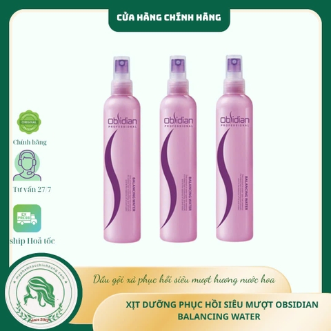 Nước Xịt Dưỡng Tóc Hoa Hồng Obsidian Rose Hair Spray 250ml