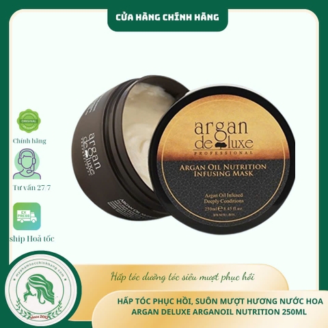 Kem ủ tóc Argan Deluxe Oil Nutrition Infusing Mask 500ml