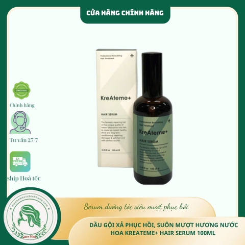 Tinh dầu dưỡng tóc KreAteme+ hair serum 100ml