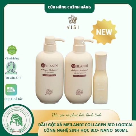 DẦU GỘI XẢ SINH HỌC CHIẾT XUẤT HOA TRÀ MEILANDI 500ML