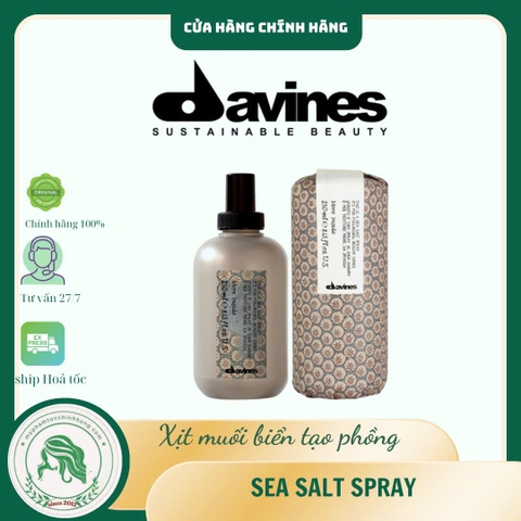 Xịt muối biển tạo kiểu và tăng phồng Davines (Davines More Inside This Is A Sea Salt Spray) 250ml