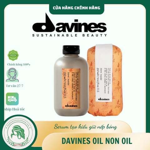 DƯỠNG TẠO KIỂU XOĂN TỰ NHIÊN DAVINES OIL NON OIL 250ML