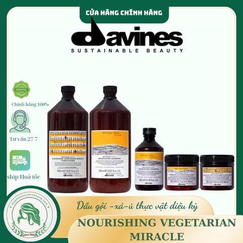 Dầu gội và dầu xả, mặt nạ dưỡng tóc Davines Naturaltech Nourishing 250ml