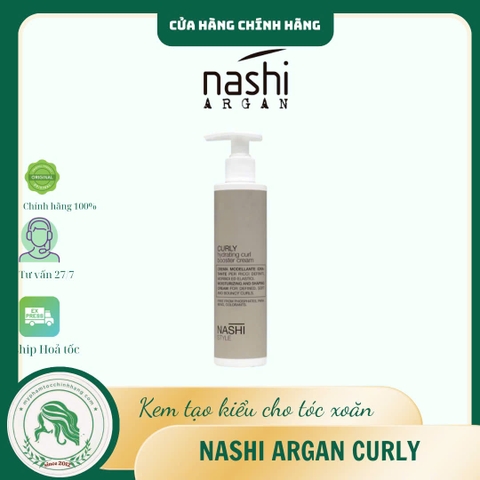 Kem dưỡng tăng ẩm cho tóc xoăn Nashi Curly  Hydrating Booster Cream 150ml