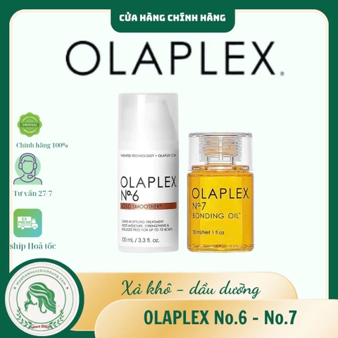 Kem dưỡng tạo kiểu phục hồi chống xơ rối OLAPLEX số 6 (Olaplex No.6 Bond Smoother Leave-In Styling Treatment)
