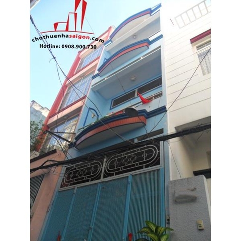 cần cho thuê nhà nguyên căn hẽm đường nguyễn đình chiểu quận 3