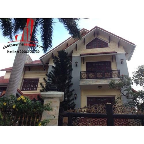 cần cho thuê biệt thự mặt tiền đường nguyễn văn hưởng quận 2, giá cho thuê:4000$/tháng